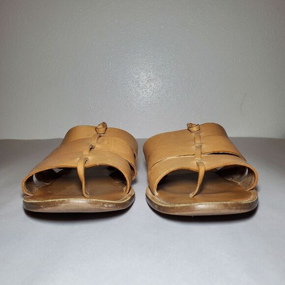 Madewell Boardwalk Knot Fisherman Slide Leather Sandal Size 7 - Picture 2 of 10